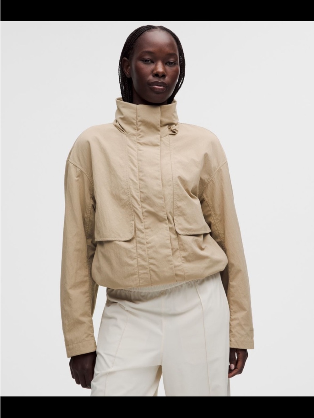 BNWT LULULEMON always effortless  funnel neck Jacket